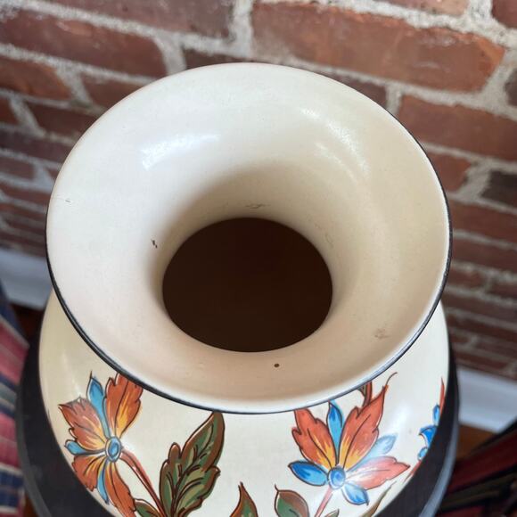 Handpainted Zuid Holland Plateel Dutch Pottery Vase Vintage Signed Numbered - Picture 7 of 8